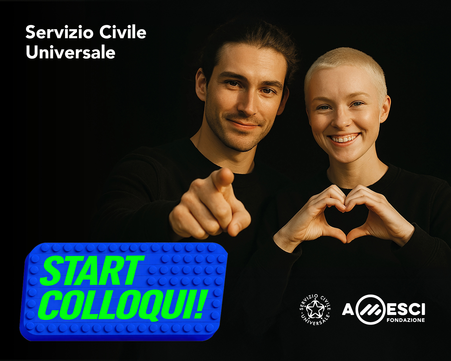 Graduatorie bando servizio civile universale Amesci